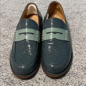 Women's Elegant Loafers in Dark Green